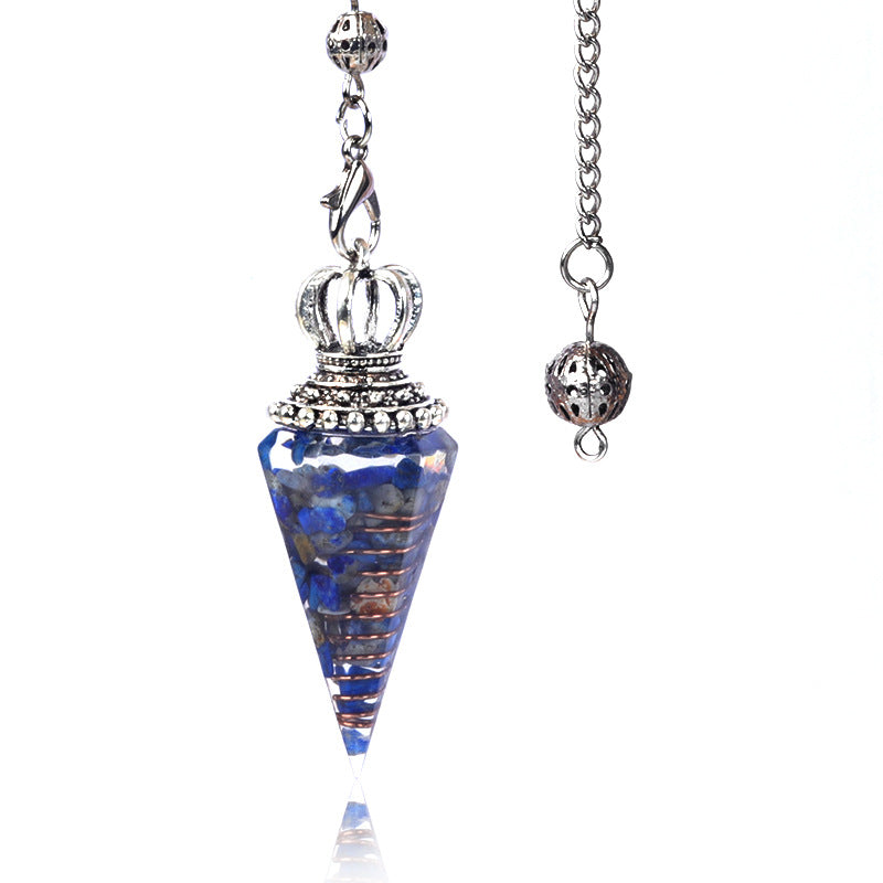 Wholesale Crystal Gravel Resin Pendulum